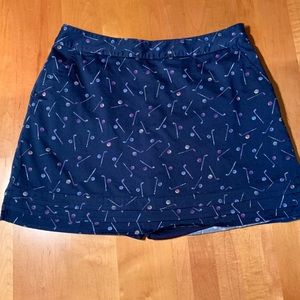 Lady Hagen Navy Blue Golf Skort